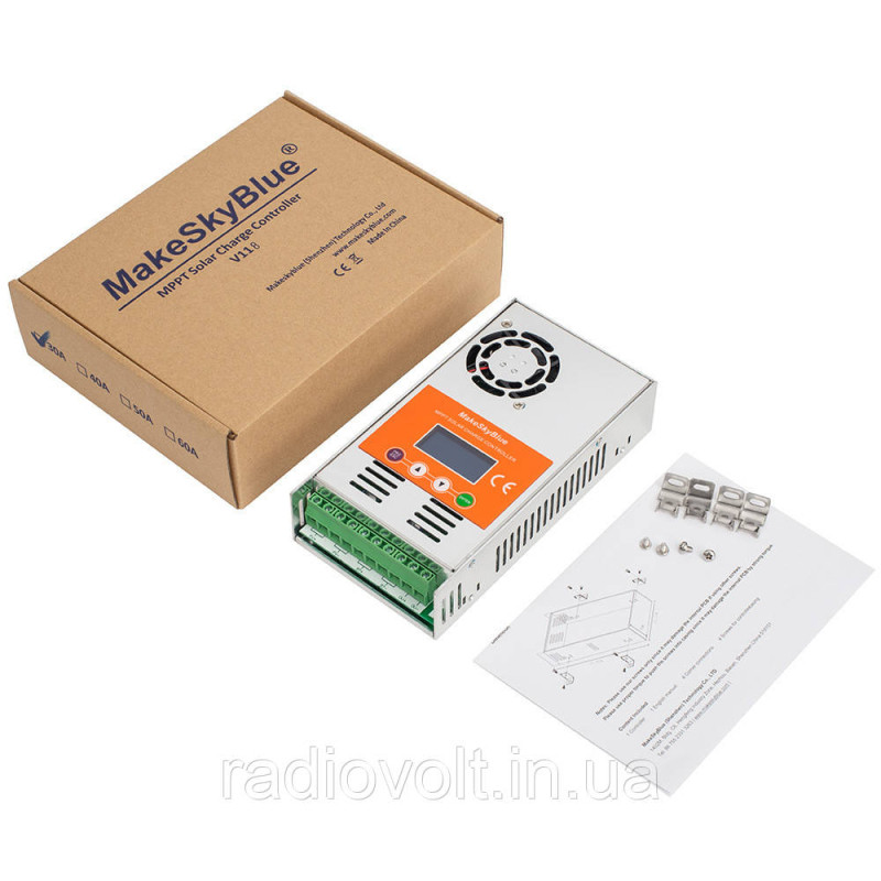 MakeSkyBlue контролер сонячної панелі MPPT с Cloud Box, 48В, 60А-V125