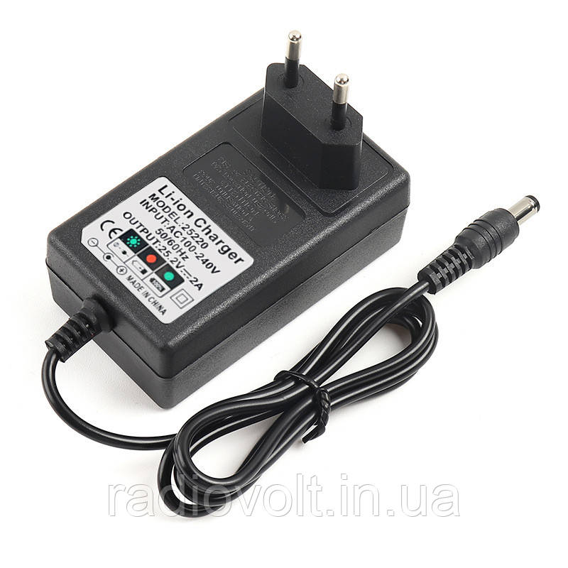 Зарядний пристрій для 6S збірки Li-ion, Li-Pol 25.2В 2А