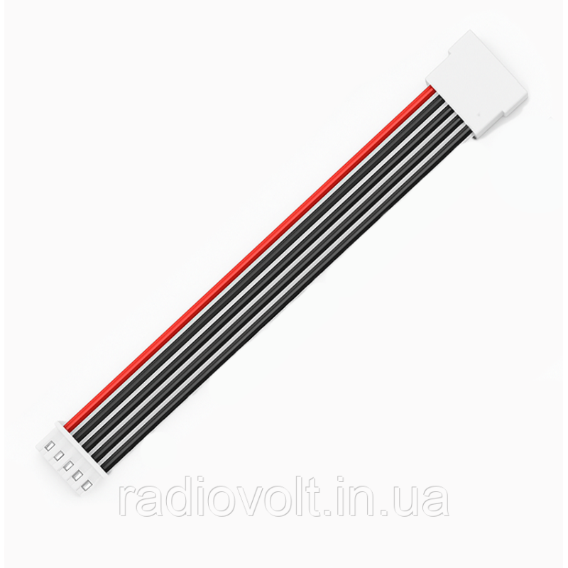JST-XH 4S, 5pin, 22AWG, 30 см, тато + мама, подовжувач балансувального кабелю
