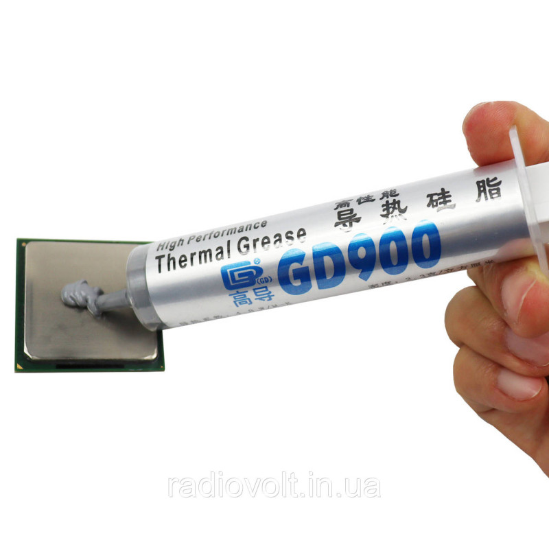 Термопаста GD900, у шприці сіра, 30г