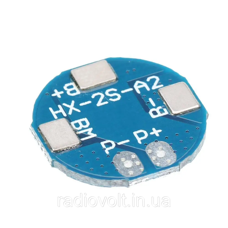 BMS 2S 5A 8,4В Контролер заряду розряду Li-ion батарей, круглий