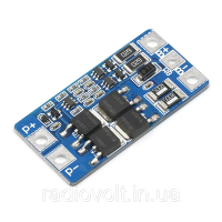 BMS 2S 10A 8,4В Контроллер заряда разряда Li-ion батарей, балансировка