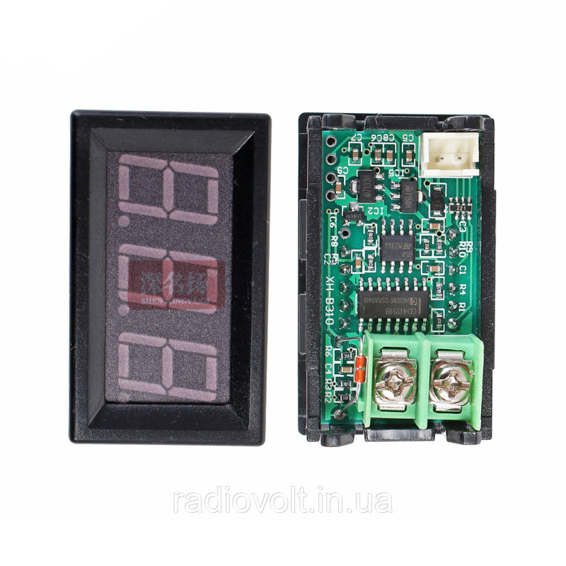 Цифровий термометр XH-B310, -30 ~ 800 °C, з виносним датчиком, 12В