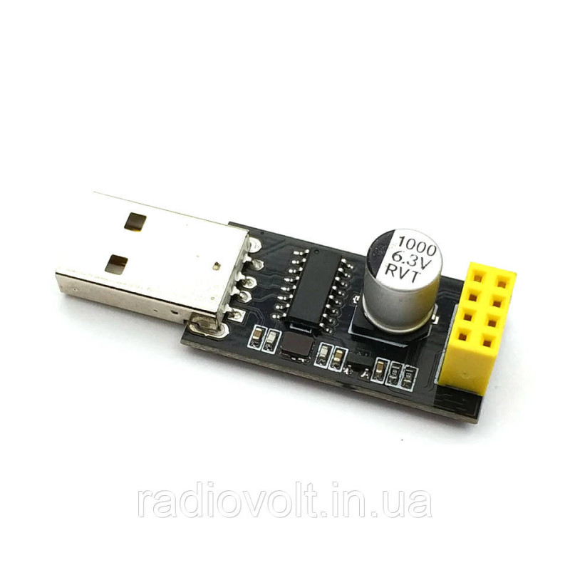 USB — TTL-конвертер CH340G для під'єднання ESP8266 ESP-01 (UART RS232 TTL)