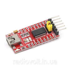 USB - TTL конвертер FT232RL 3.3/5В miniUSB (UART RS232 TTL)