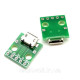 Плата перехідник MicroUSB - DIP, 5pin, 2.54 мм