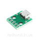 Плата перехідник MicroUSB - DIP, 5pin, 2.54 мм