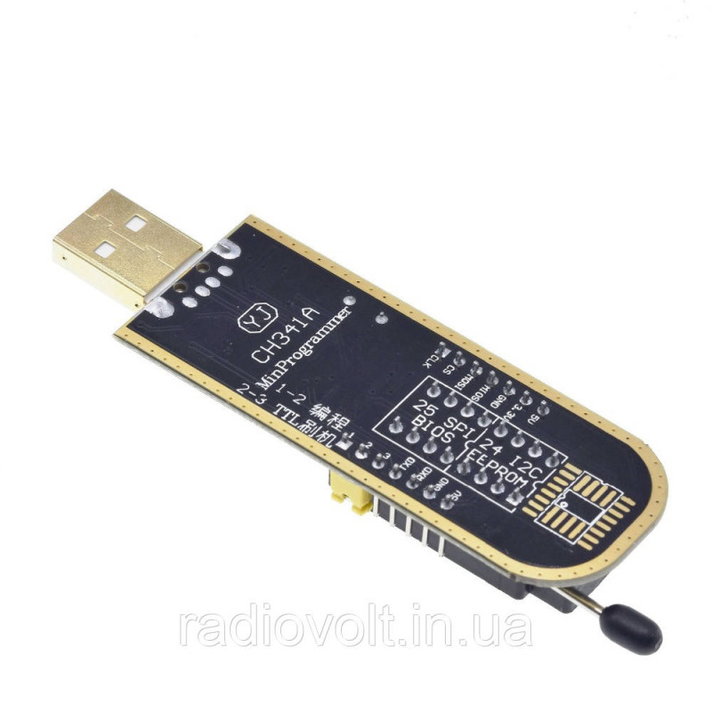 USB-програматор CH341A для EEPROM і FLASH мікросхем 24, 25 серій