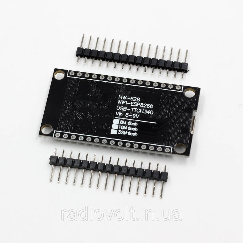 WI-FI модуль NodeMCU Lua V3, ESP8266 + 32 МБ flash, CH340