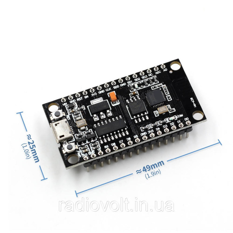 WI-FI модуль NodeMCU Lua V3, ESP8266 + 32 МБ flash, CH340