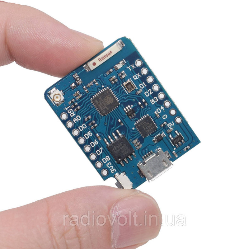 WI-FI модуль Wemos D1 mini Pro 16MB Flash, ESP8266, CP2104